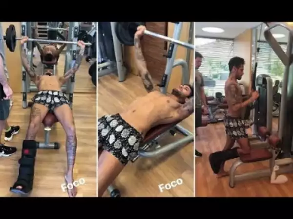 Video: Neymar Hits The Gym As He Continues To Recover From Foot Surgery